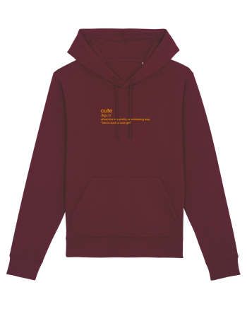 CUTE - definition Burgundy