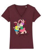 You are my bunny Tricou mânecă scurtă guler V Damă Evoker