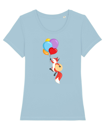 Sweet little fox :) Sky Blue