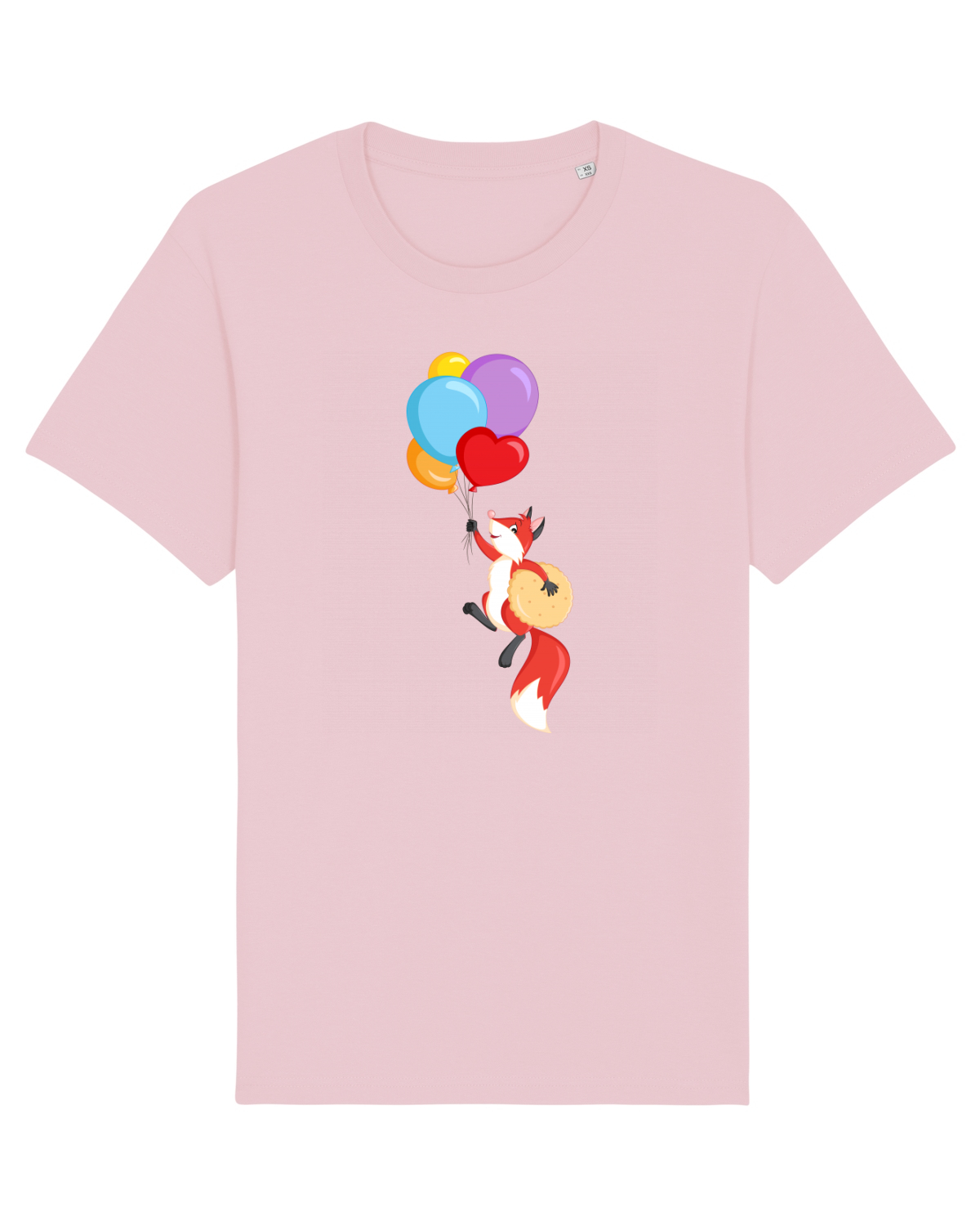 Tricou mânecă scurtă Unisex Rocker Cotton Pink