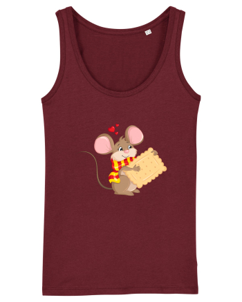 Șoricel cu biscuiți :) Burgundy