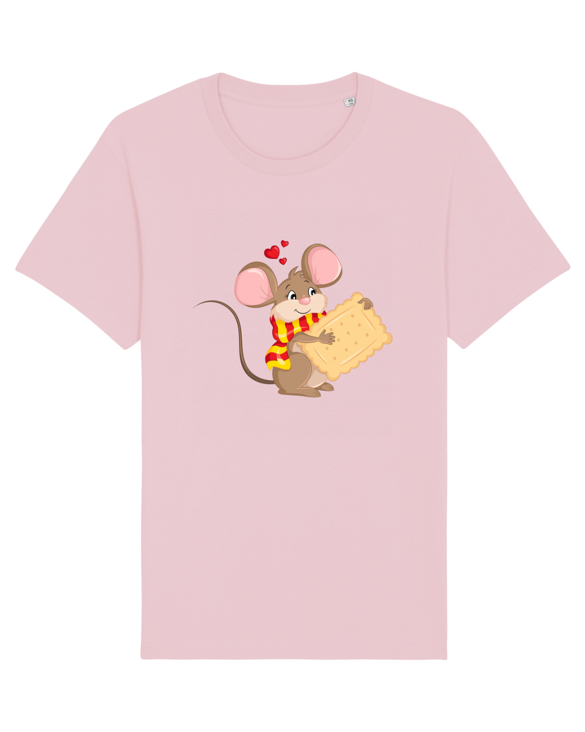 Tricou mânecă scurtă Unisex Rocker Cotton Pink