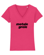 metale grele Tricou mânecă scurtă guler V Damă Evoker