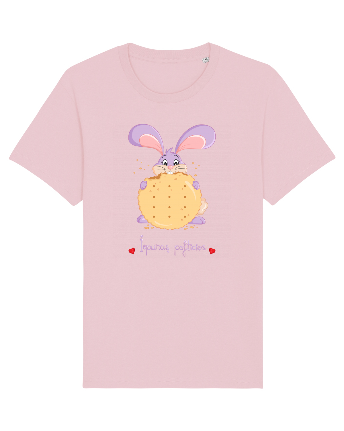 Tricou mânecă scurtă Unisex Rocker Cotton Pink
