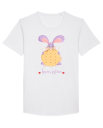 Iepuraș pofticios Tricou mânecă scurtă guler larg Bărbat Skater