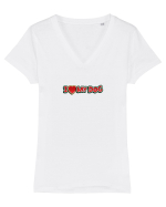 I LOVE My Dog Tricou mânecă scurtă guler V Damă Evoker