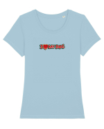 I LOVE My Dog Tricou mânecă scurtă guler larg fitted Damă Expresser