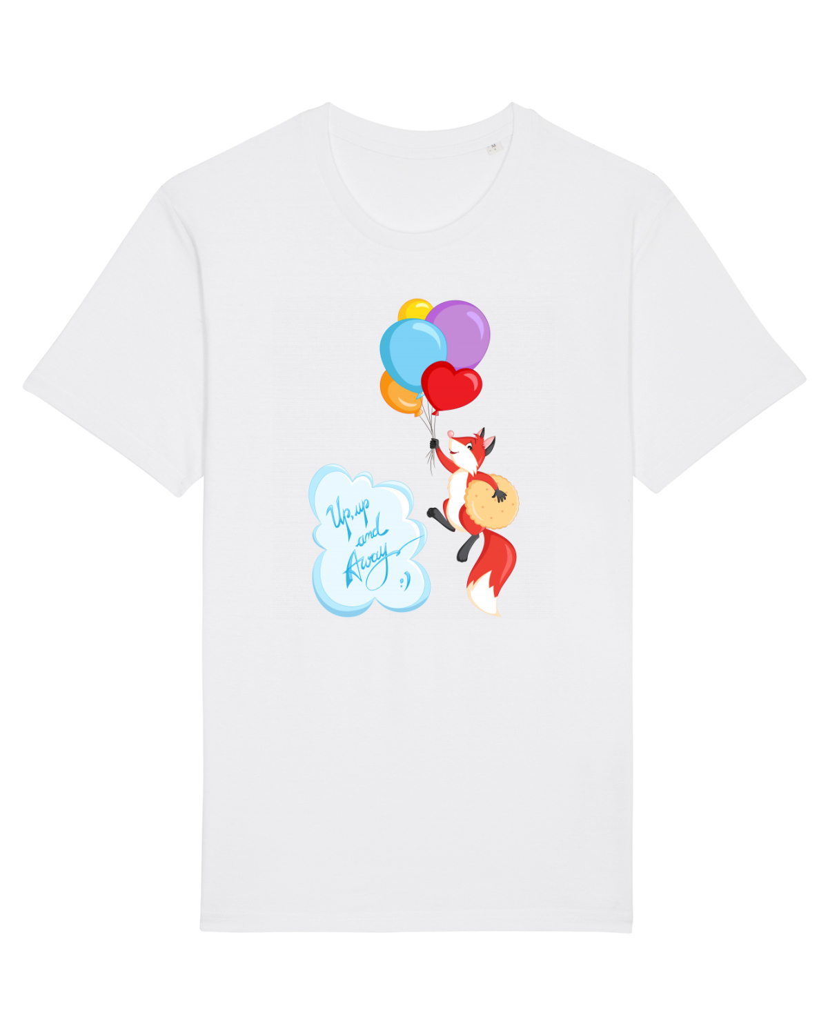 Tricou mânecă scurtă Unisex Rocker White