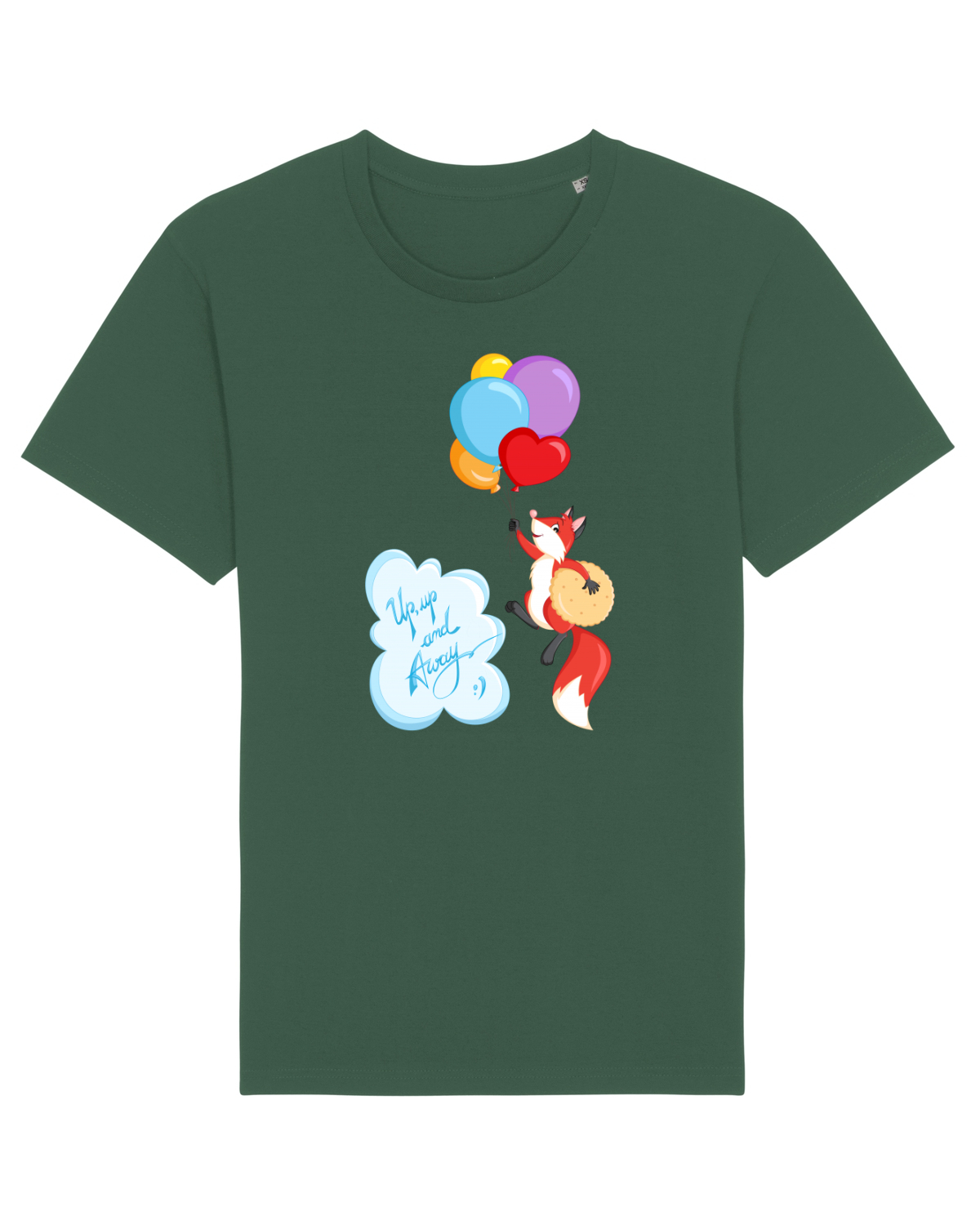 Tricou mânecă scurtă Unisex Rocker Bottle Green