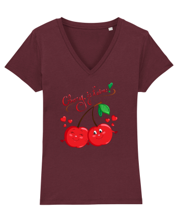 Cherry je t'aime Burgundy