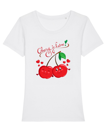 Cherry je t'aime White