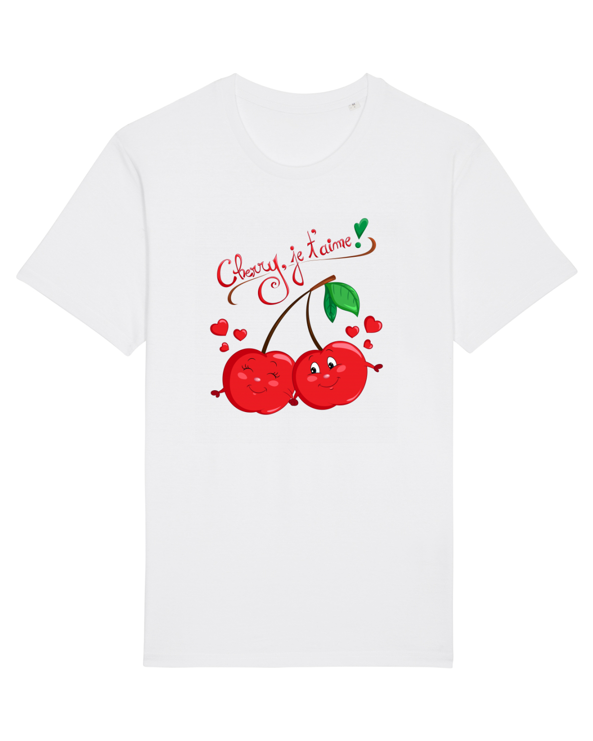 Tricou mânecă scurtă Unisex Rocker White