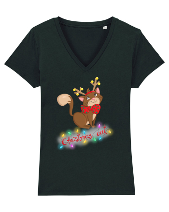 Christmas cat Black