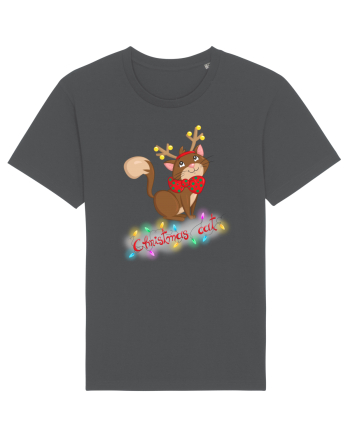 Christmas cat Anthracite