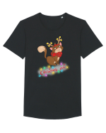 Christmas cat Tricou mânecă scurtă guler larg Bărbat Skater