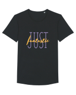 Just Fantastic ! Tricou mânecă scurtă guler larg Bărbat Skater