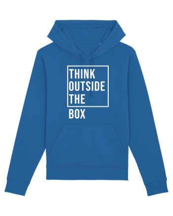 Think outside the box Royal Blue