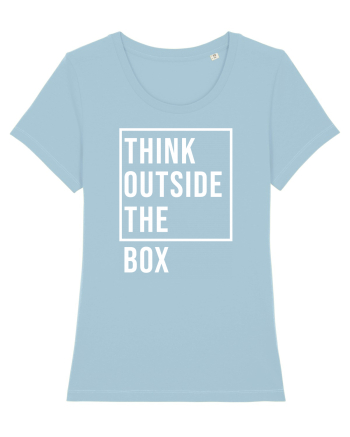 Think outside the box Sky Blue