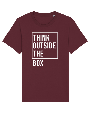 Think outside the box Burgundy