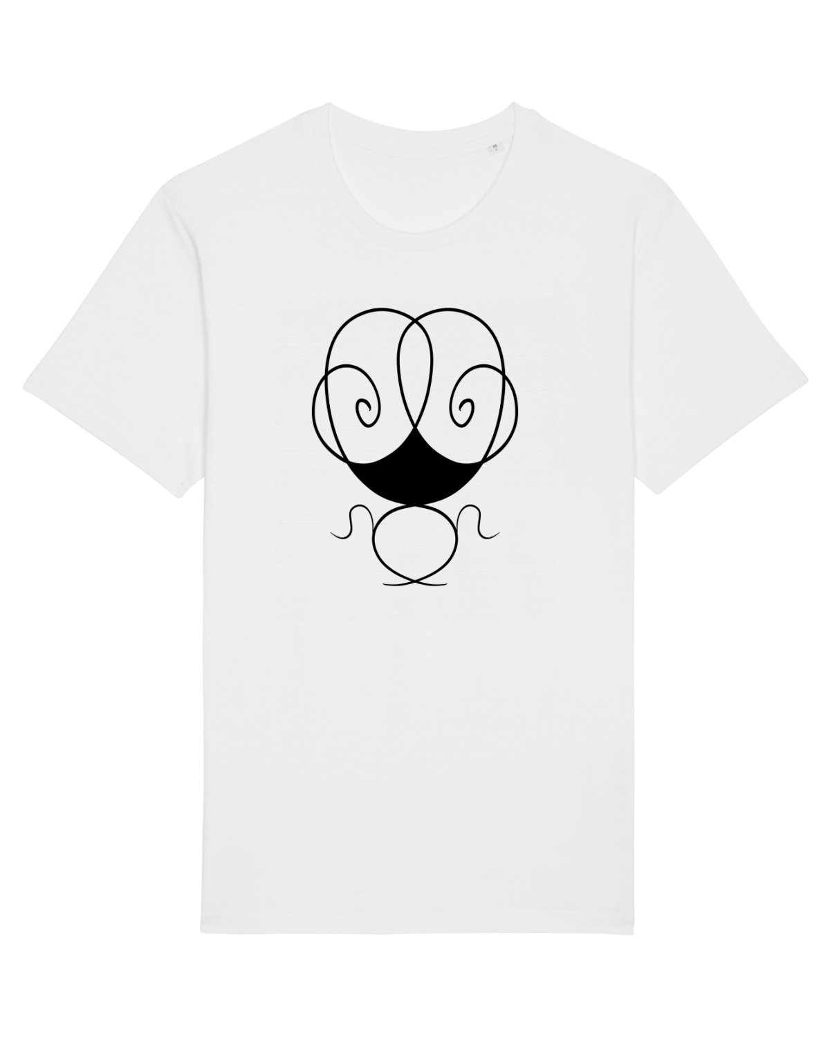 Tricou mânecă scurtă Unisex Rocker White
