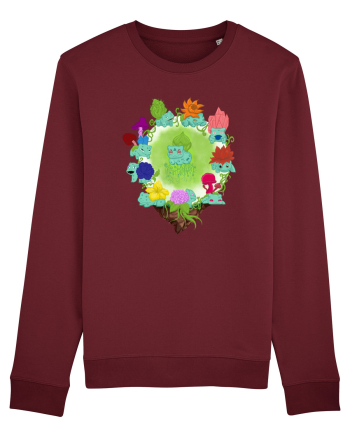 Bulbasaur Pokemon  Burgundy