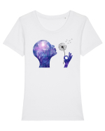 Speranță Tricou mânecă scurtă guler larg fitted Damă Expresser