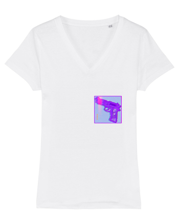 Shoot Me Glam Baby White