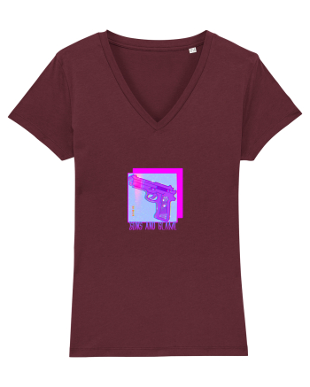Guns And Glam Burgundy