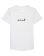 ICECREAM LOVER Tricou mânecă scurtă guler larg Bărbat Skater
