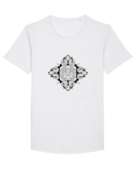 Mandala origins  Tricou mânecă scurtă guler larg Bărbat Skater