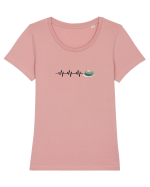 COFFEE LOVER Tricou mânecă scurtă guler larg fitted Damă Expresser