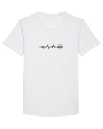 COFFEE LOVER Tricou mânecă scurtă guler larg Bărbat Skater