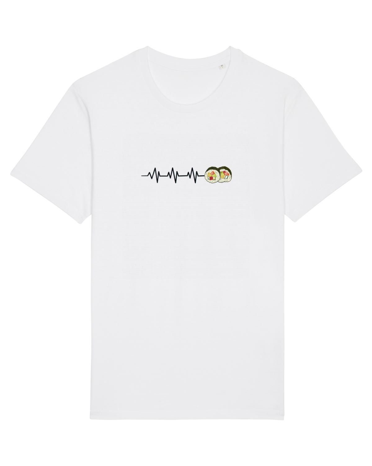 Tricou mânecă scurtă Unisex Rocker White