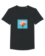Pure Rose  Tricou mânecă scurtă guler larg Bărbat Skater