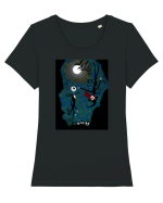 The Nightmare Before Christmas Tricou mânecă scurtă guler larg fitted Damă Expresser