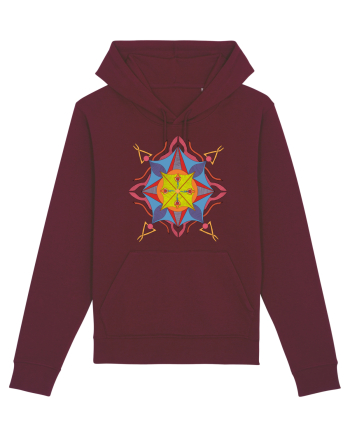 Mandala II Burgundy