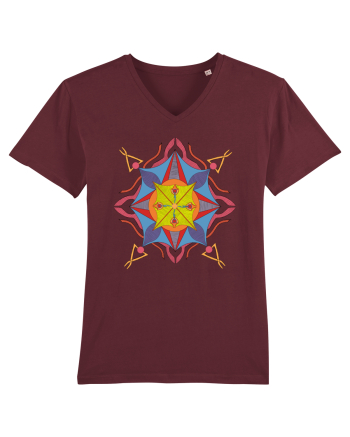 Mandala II Burgundy