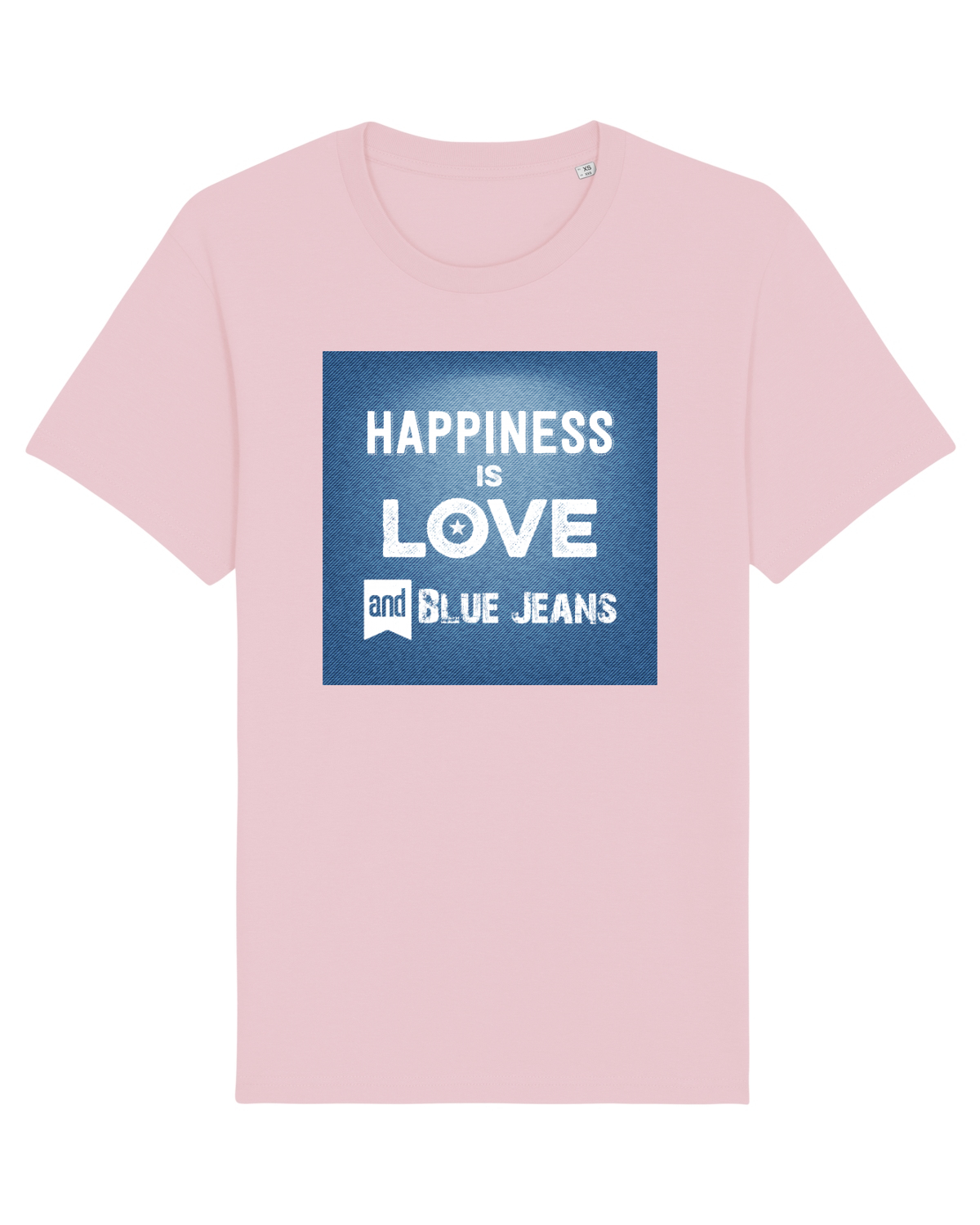 Tricou mânecă scurtă Unisex Rocker Cotton Pink
