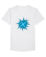 Blue Soul  Tricou mânecă scurtă guler larg Bărbat Skater