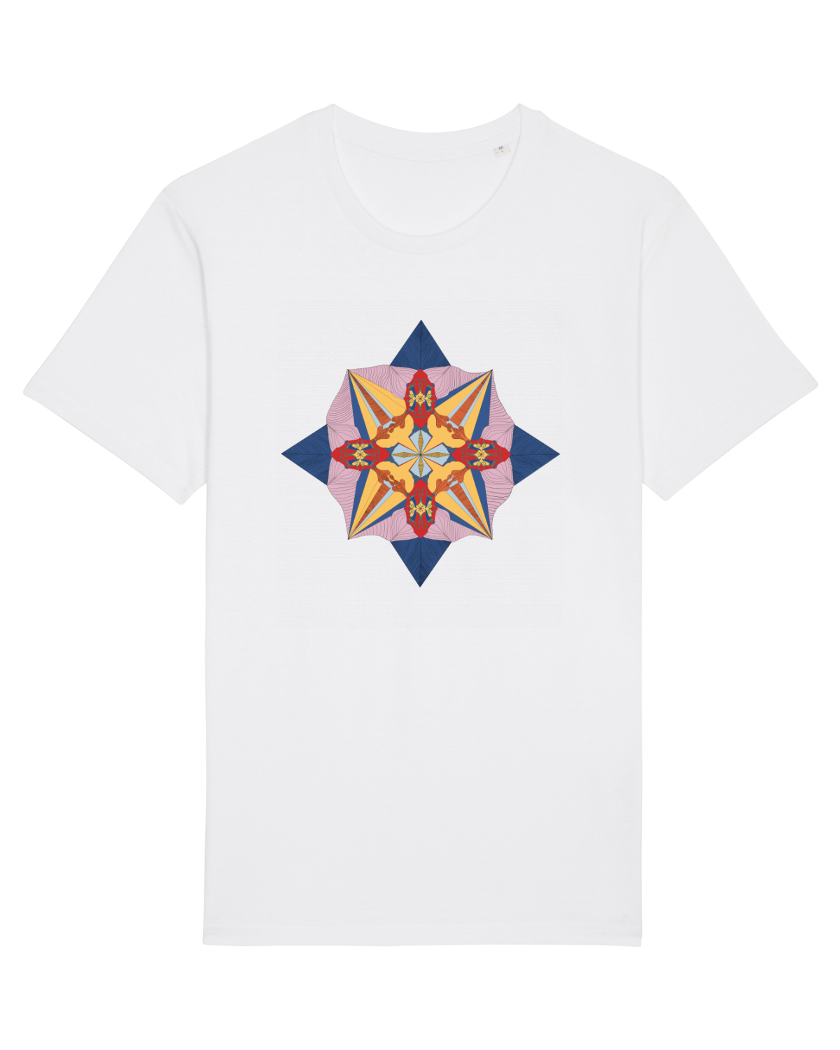 Tricou mânecă scurtă Unisex Rocker White