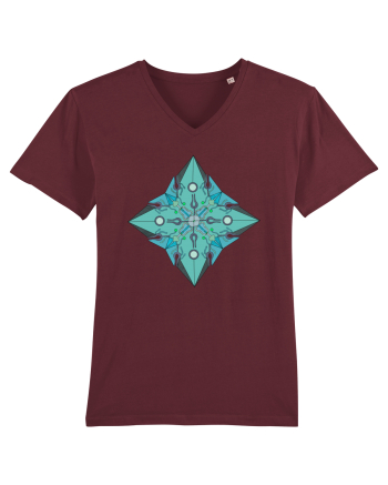 Mandala IV Burgundy