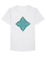 Mandala IV Tricou mânecă scurtă guler larg Bărbat Skater