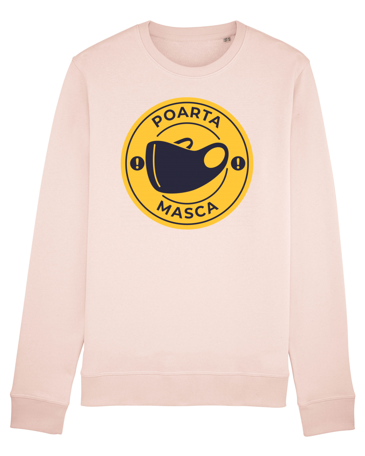 Bluză mânecă lungă Unisex Rise Candy Pink