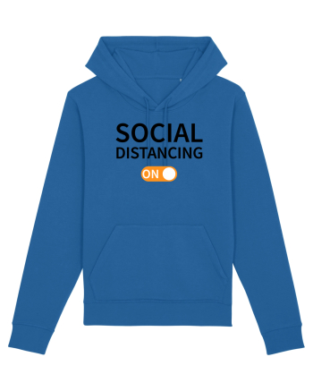 Social Distancing ON Royal Blue