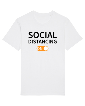 Social Distancing ON White