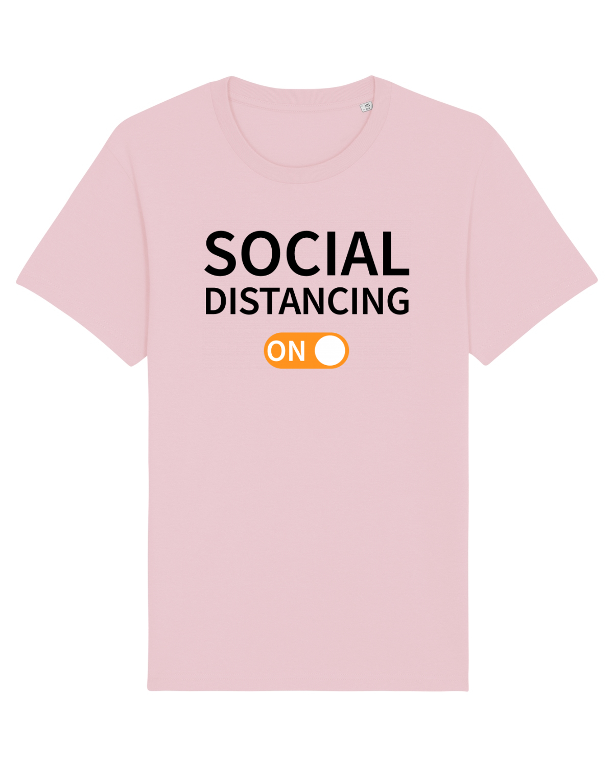 Tricou mânecă scurtă Unisex Rocker Cotton Pink