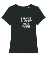 psycHOTic Tricou mânecă scurtă guler larg fitted Damă Expresser