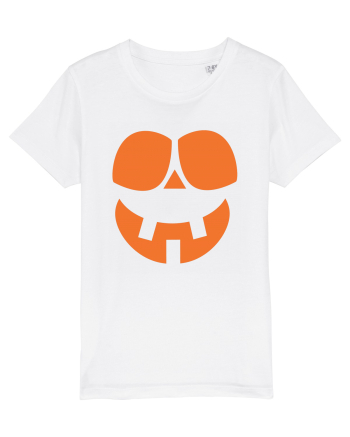  Pumpkin Happy Face White