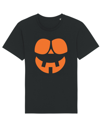  Pumpkin Happy Face Black
