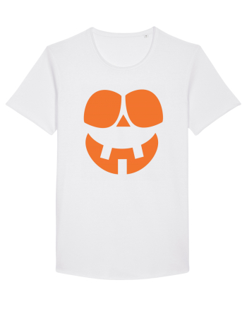  Pumpkin Happy Face White